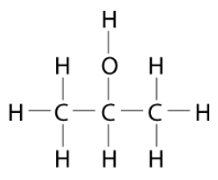 Isopropyl Alcohol (IPA) Structure